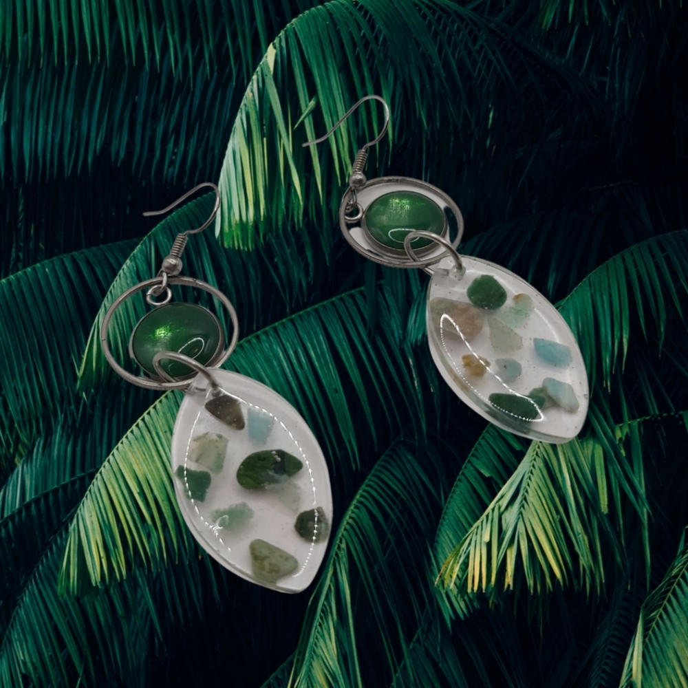 Stunning Amazonite Earrings- One of a Kind